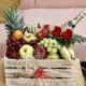 Caja de frutas rústica